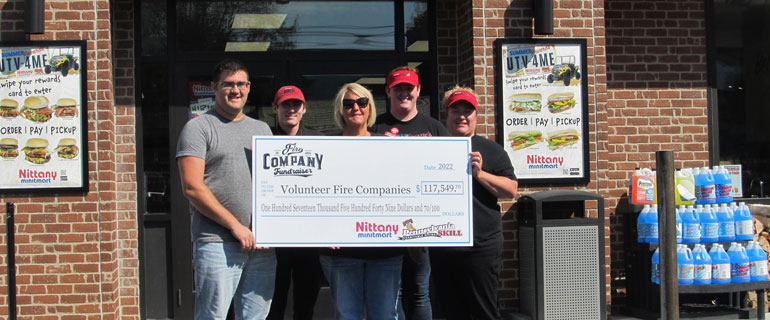 Belleville Fire Company Receives Check