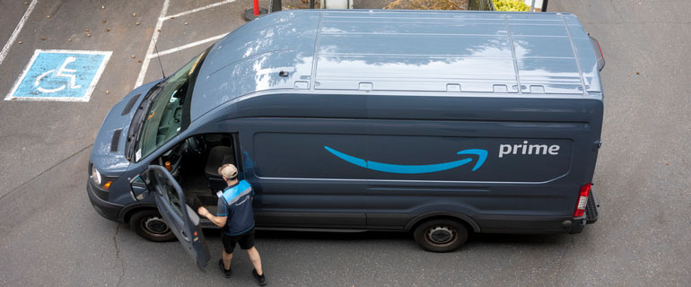 Amazon Prime Delivery Van