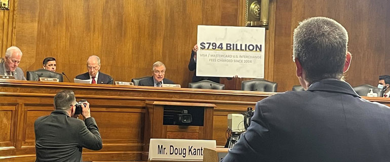 Doug Kantor Giving Testimony on Swipe Fees