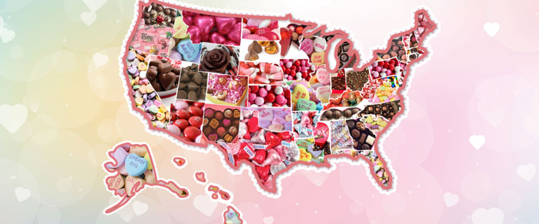 Popular Valentine's Day by State