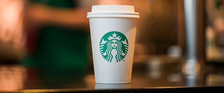 Disposable Starbucks Cup