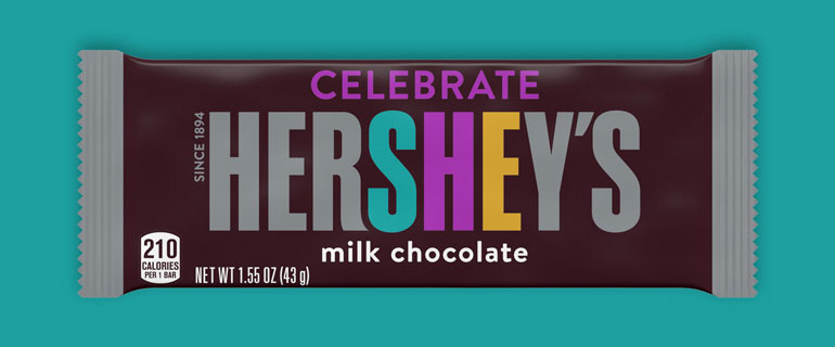 Hershey's SHE Chocolate Branding and Marketing