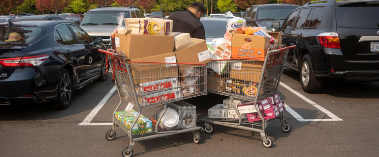 Hoarding Food from Costco and Sam's Club