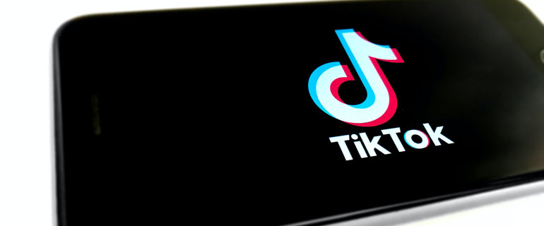 TikTok on Smartphone