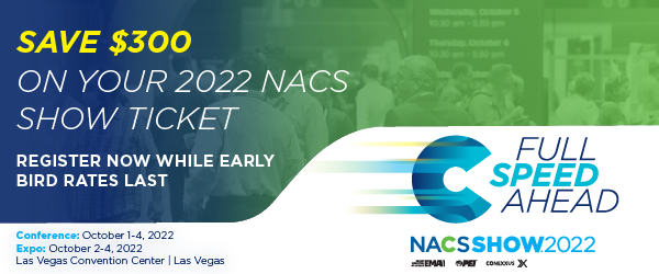 NACS Show Early Bird Registration Promotion