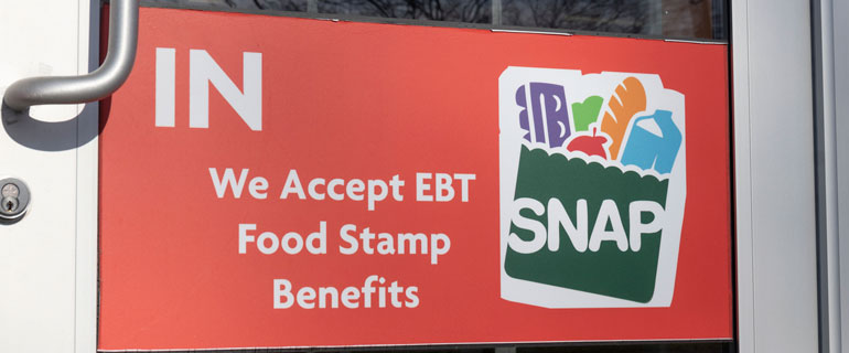 EBT SNAP Accepted Here Sign