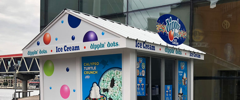 Dippin' Dots Ice Cream Stand