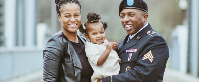 A Happy Military Family