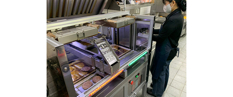 Robots take over South Korea's No Brand Burger, collecting orders, cooking  and serving customers