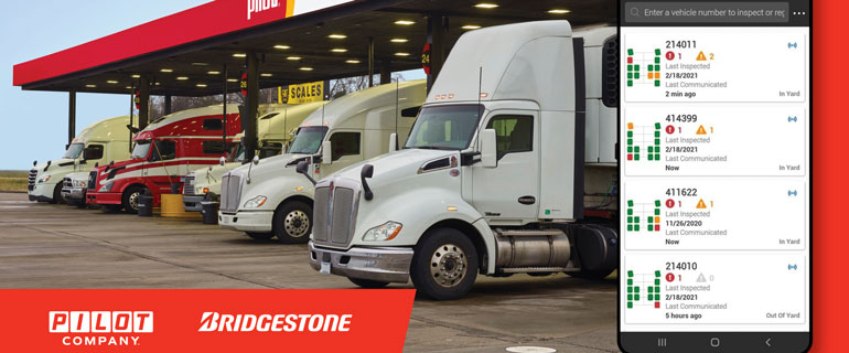 Pilot Company and Bridgestone Truck Service Partnership