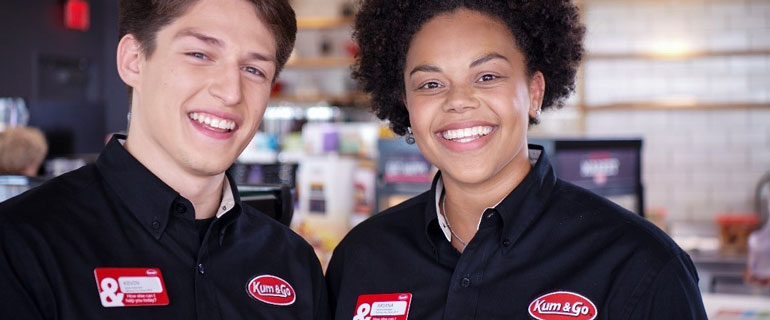 Young Kum and Go Employees Smiling