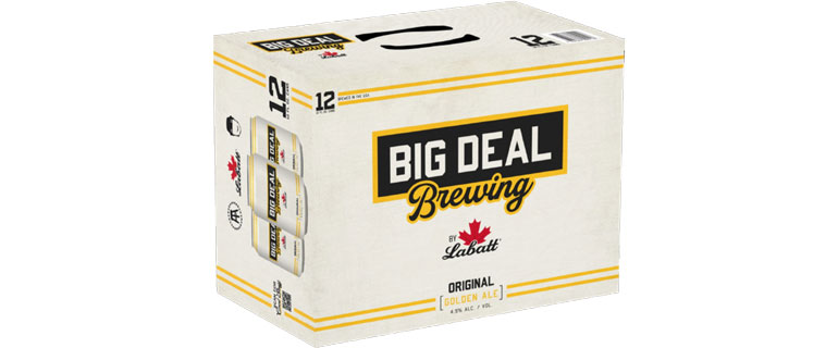 Big Deal Brewing by Labatt Original Golden Ale 12 Pack