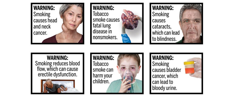 Cigarette Warnings on Packages