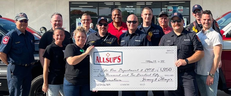 Allsup's and EMS Donations