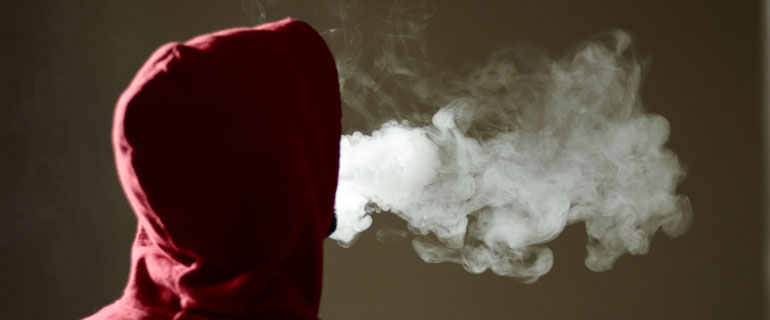 A Person Vaping