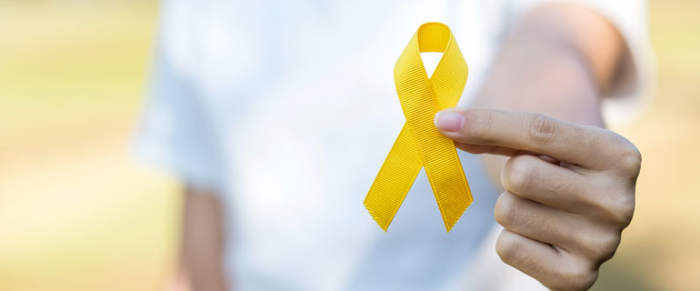Suicide Prevention Yellow Ribbon