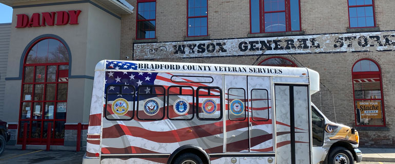 Dandy Mobile Veterans Resource Center Truck
