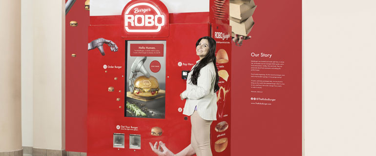 RoboBurger Hamburger Vending Machine
