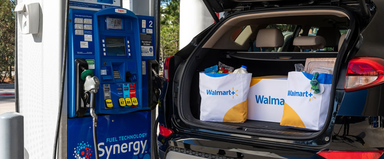 Walmart Bags and Gas