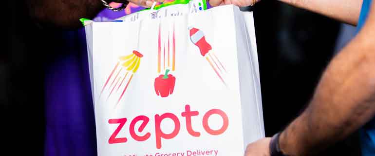 Zepto Grocery Delivery Bag